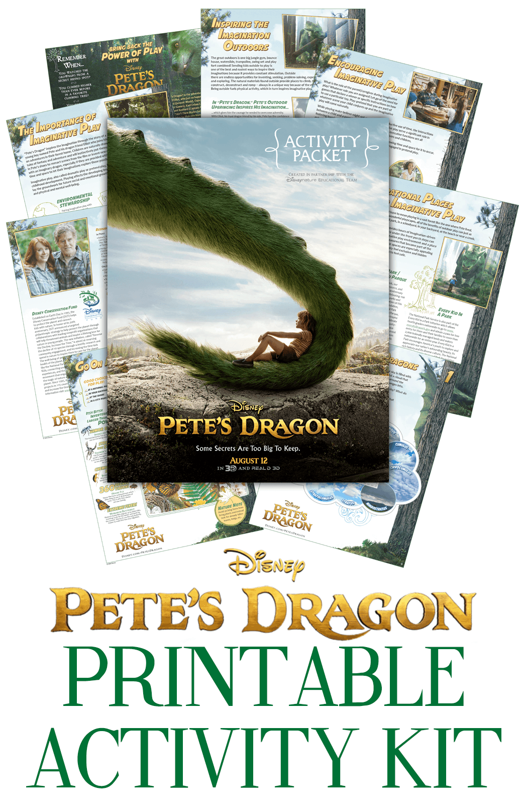 Printables – Disney’s Pete’s Dragon Activity Kit