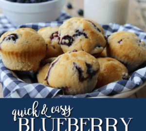 Recipe: Quick And Easy Blueberry Muffins