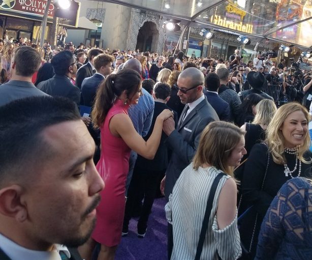 Walking The Red – I Mean Purple – Carpet At The World Premiere Of Guardians Of The Galaxy Vol 2