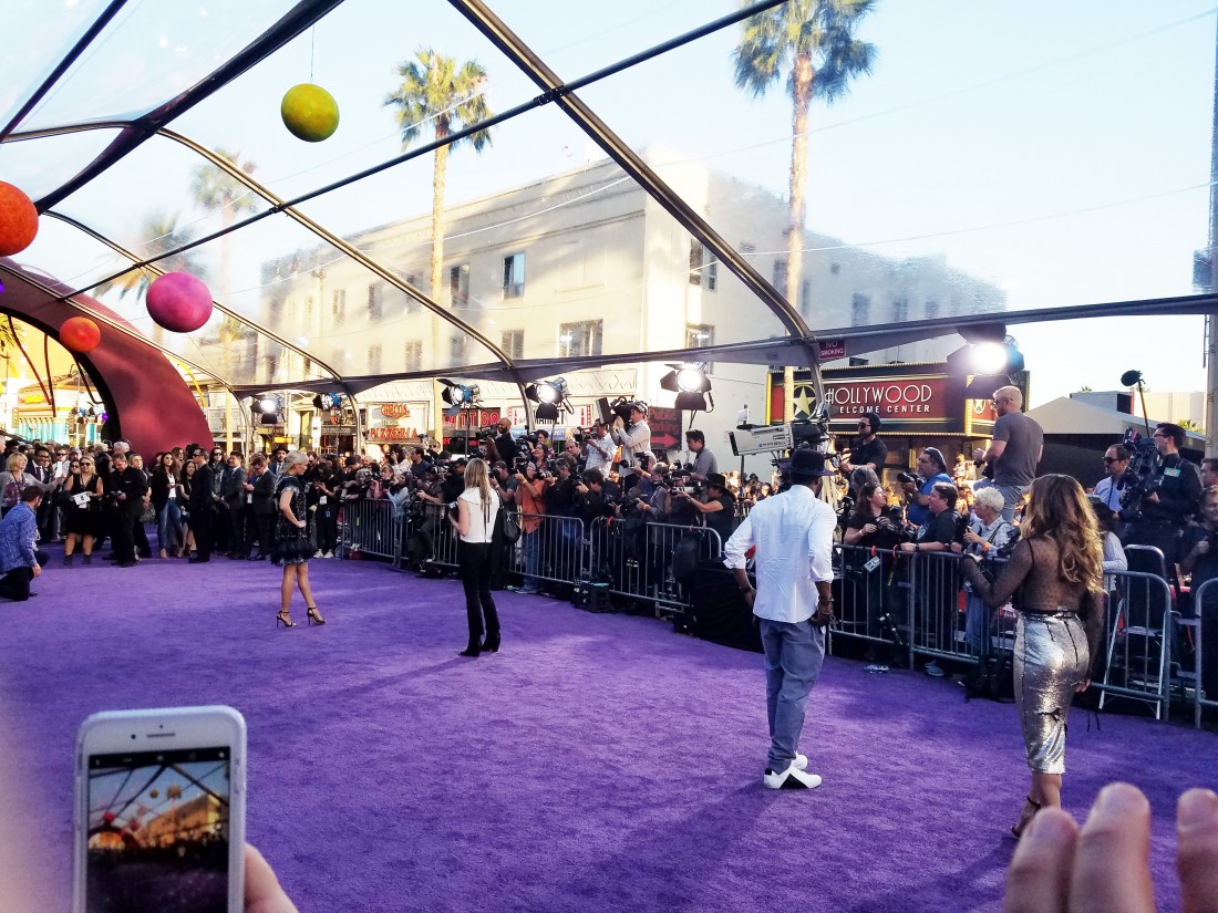 Walking The Red – I Mean Purple – Carpet At The World Premiere Of Guardians Of The Galaxy Vol 2