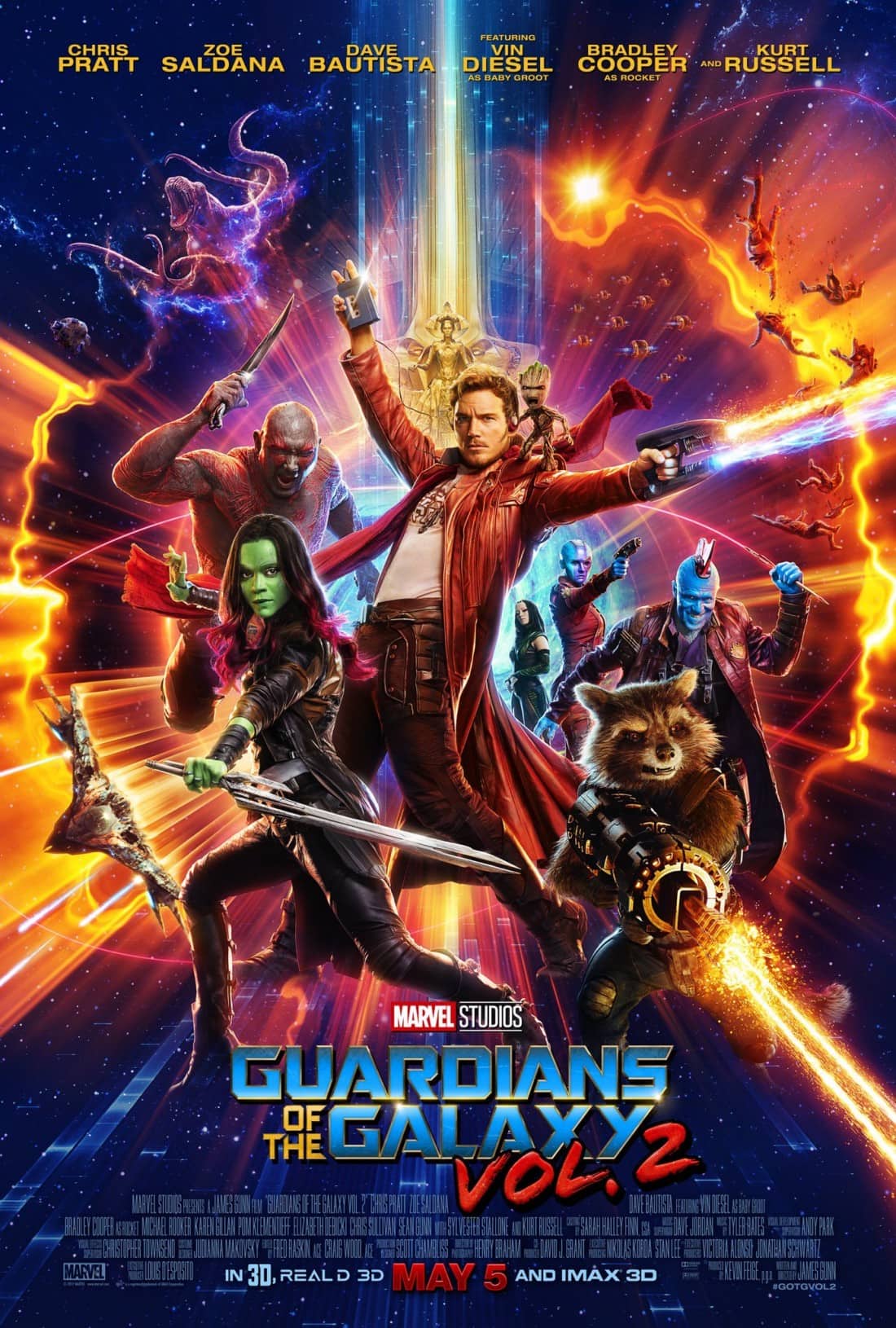 Guardians Of The Galaxy Vol 2 Film Review – Kurt Russell, Miley Cyrus Join The Marvel Family (spoiler Free)