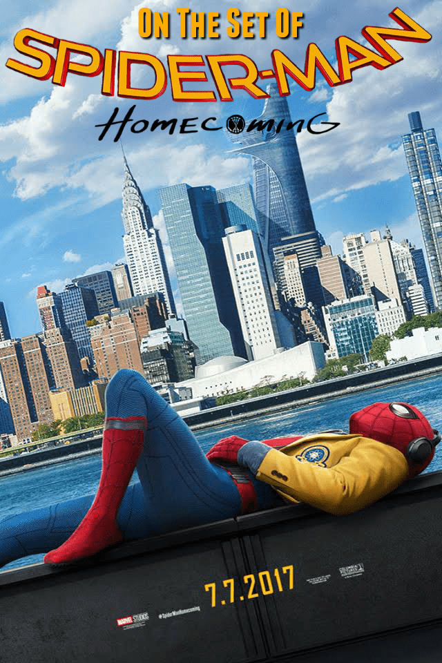 On The Set Of Spider-man: Homecoming With Tom Holland And Jacob Batalon