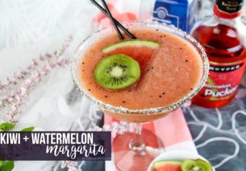 Fresh Kiwi + Watermelon Margarita
