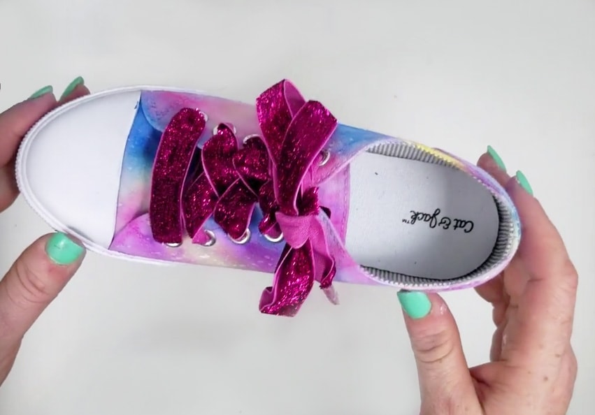 Diy – Unicorn Galaxy Watercolor Shoes Tutorial (video)