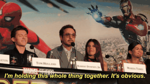 The Spider-man: Homecoming Press Conference…in Gifs