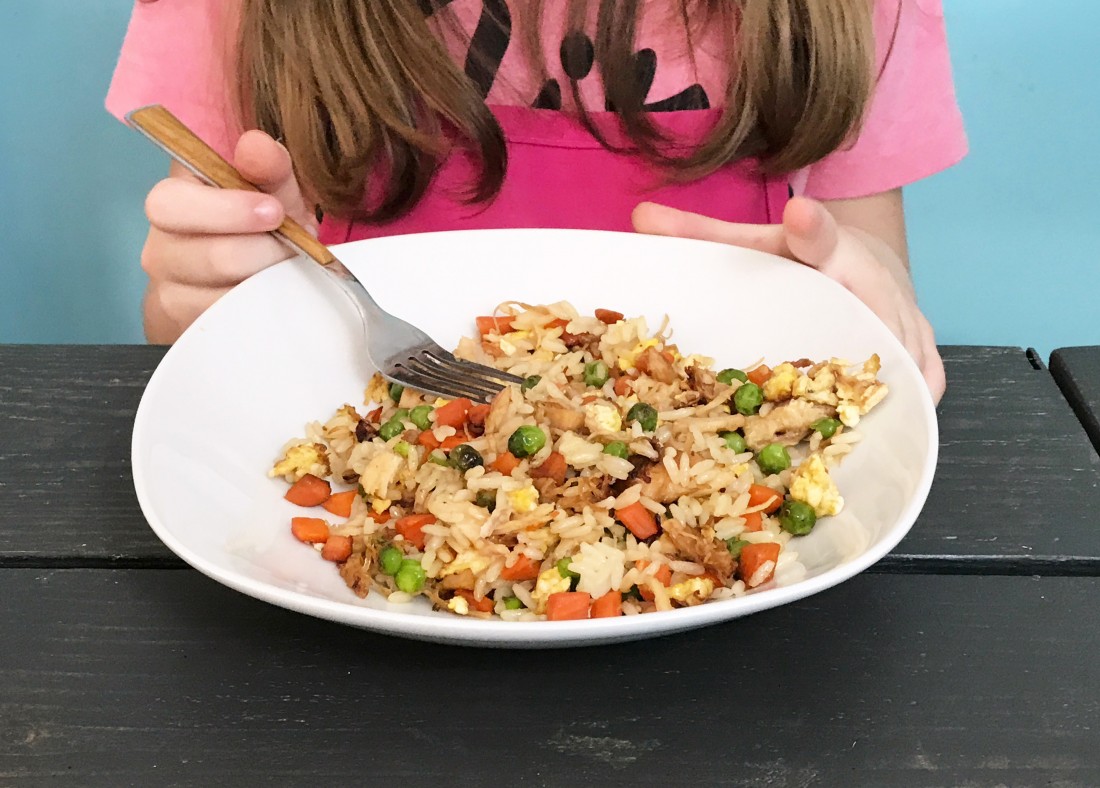 Crazy Easy Chicken Fried Rice
