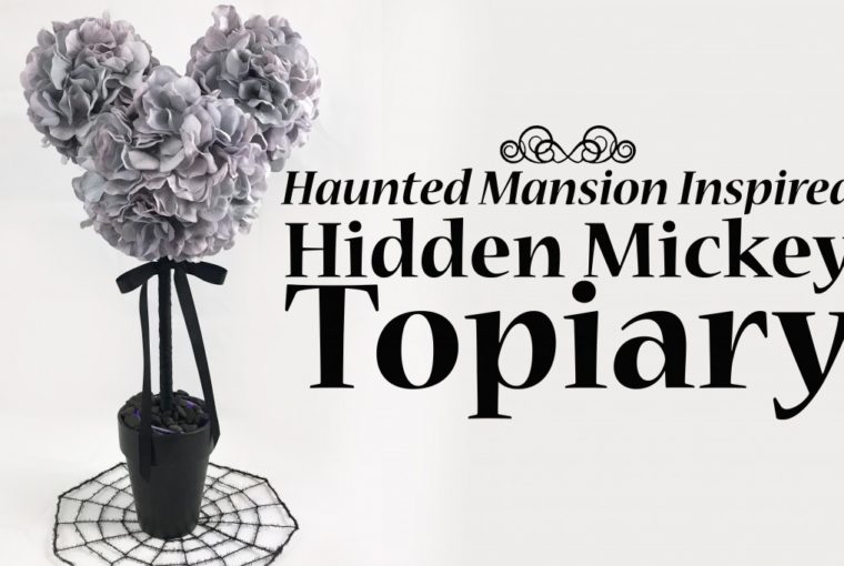 Diy – Haunted Mansion Inspired Hidden Mickey Topiary