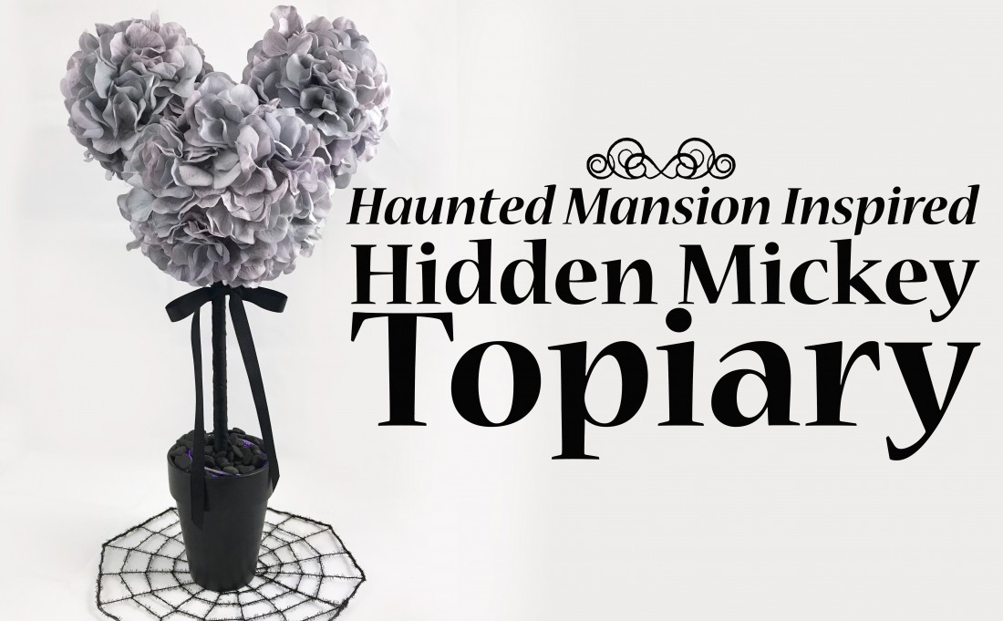 Diy – Haunted Mansion Inspired Hidden Mickey Topiary