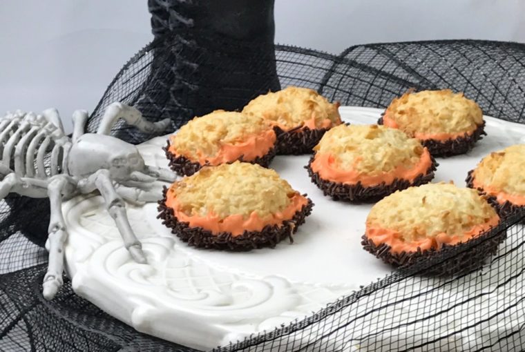 Coconut Macaroon Cookies With Chocolate & Sprinkles