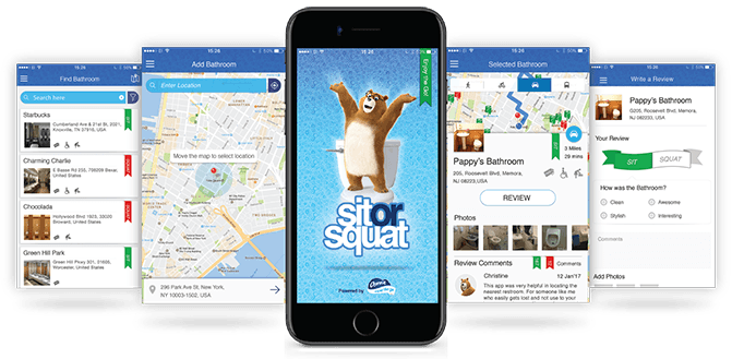 Sitorsquat App Answers The Clean Bathroom On The Road Issue