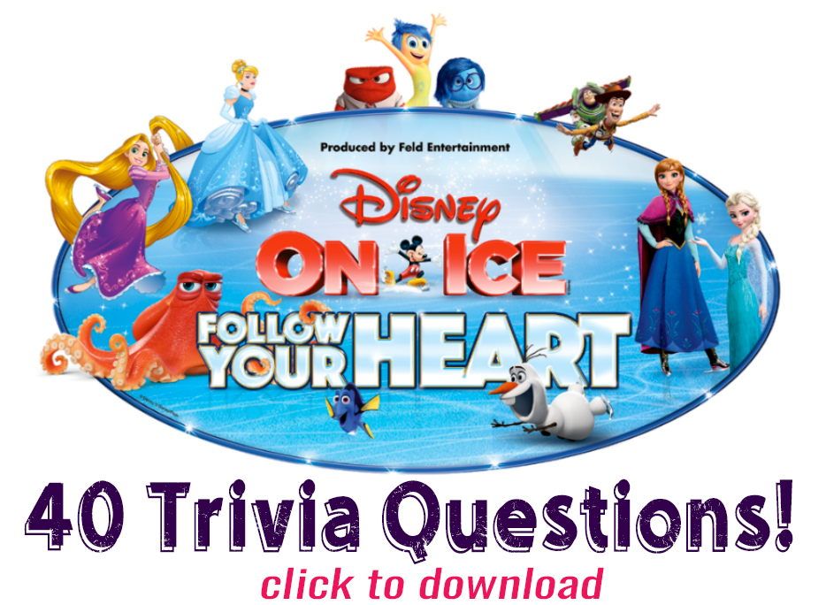 Printable: Disney Trivia!! Disney On Ice In Pdx 10/19-22 (ticket Info)