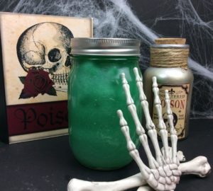 Make Ahead Halloween Zombie Juice Shimmering Cocktail