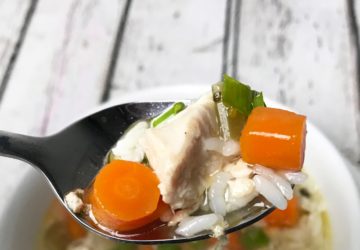 Instant Pot Chicken Soup With Rice – Only 2 Weight Watcher Freestyle Points Per Serving