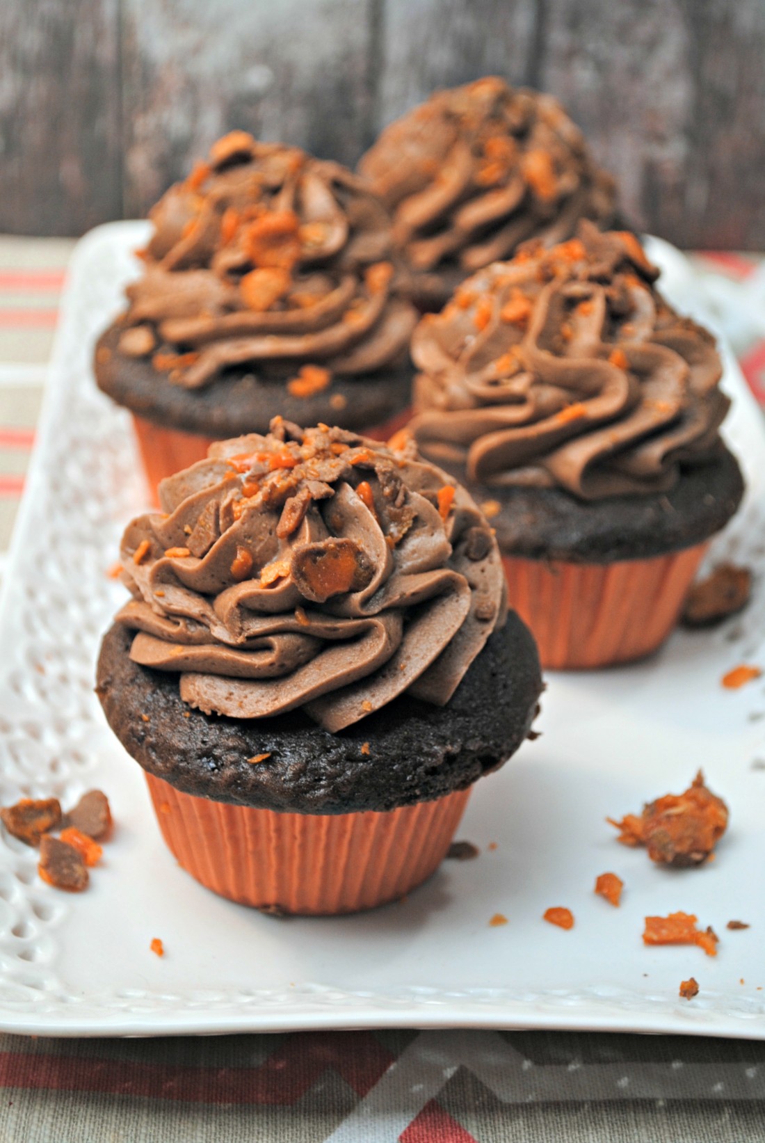 Recipe – Butterfinger Cupcakes