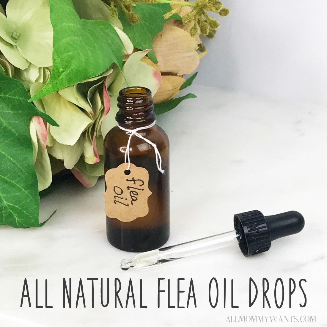 How To Make All Natural Flea Drops For Cats & Dogs