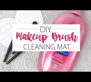 Diy Makeup Brush Cleaning Mat