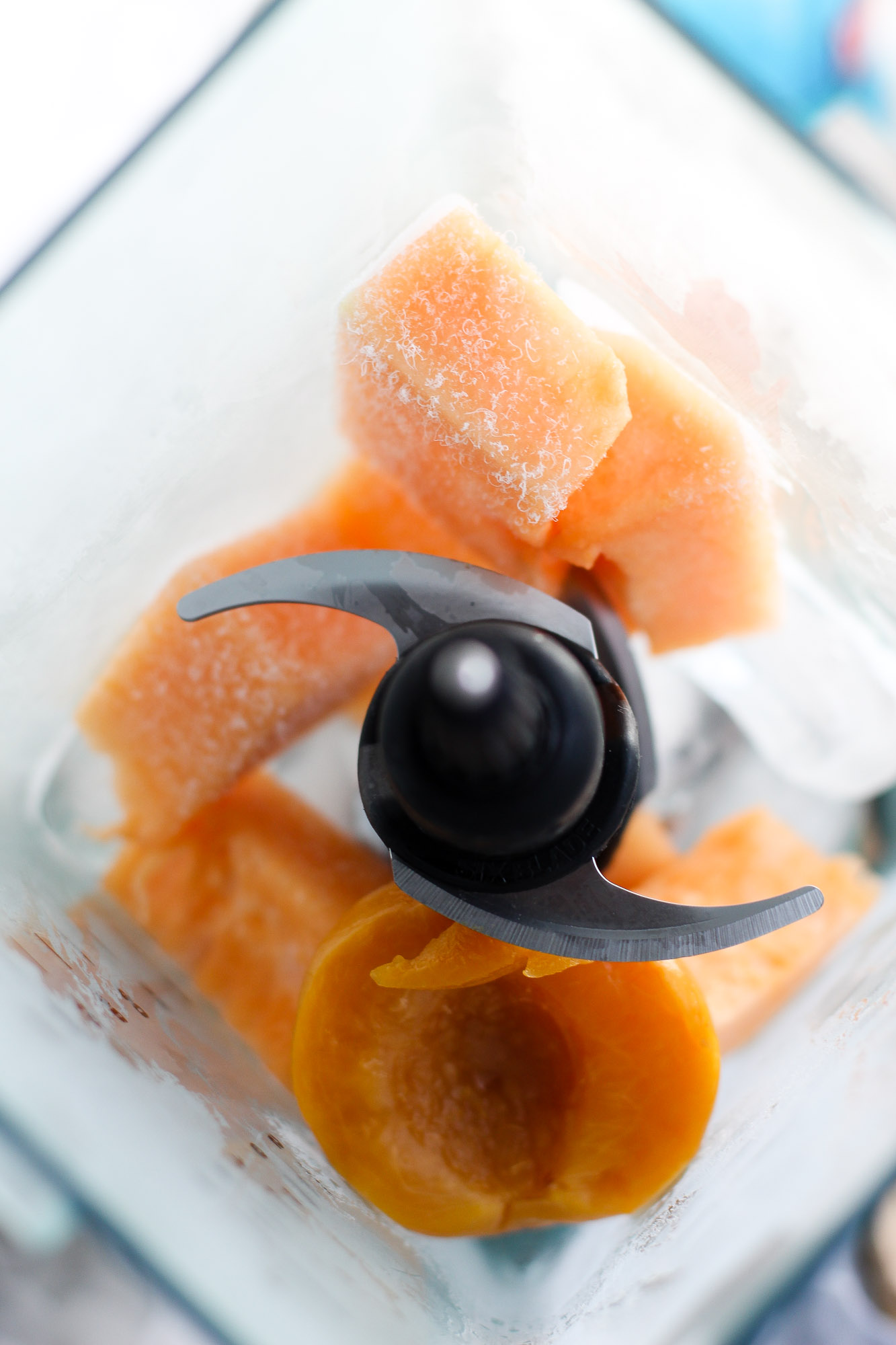 Cantaloupe And Peach Hard Slush Frozen Cocktail