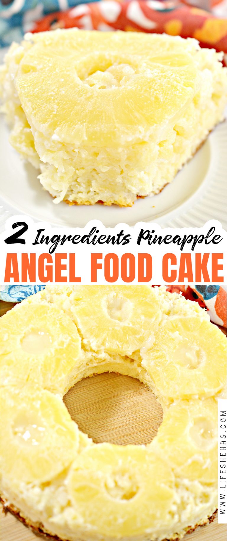 2 Ingredient Pineapple Angel Food Cake Life She Has