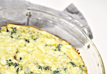 weight watchers crustless spinach onion and feta quiche 2