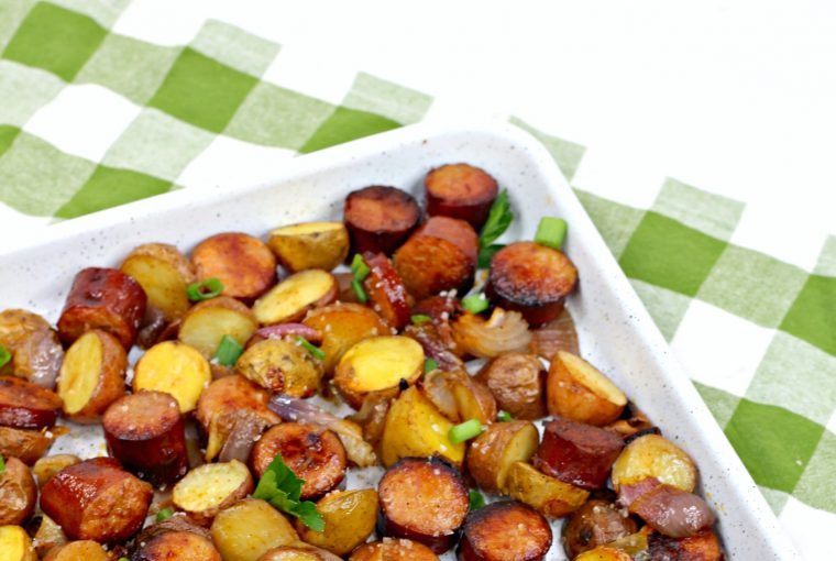 oven roasted sausage potatoes 6