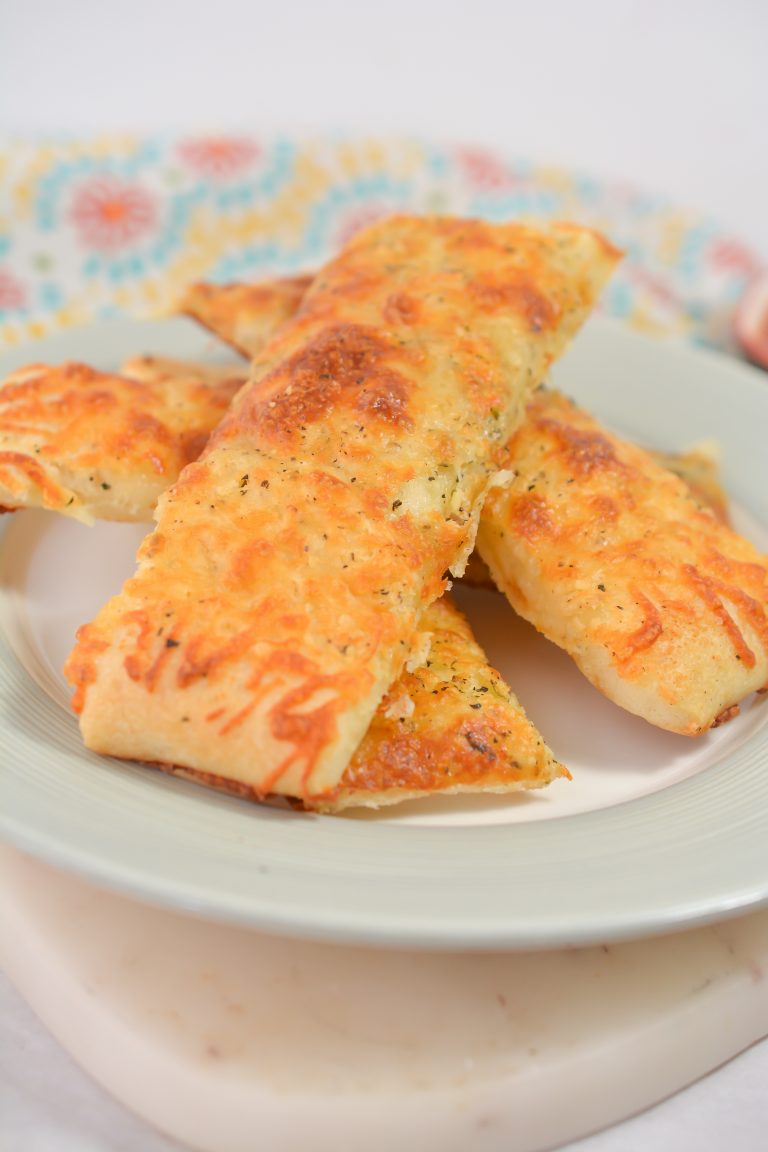 Homemade Cheesy Garlic Breadsticks Life She Has