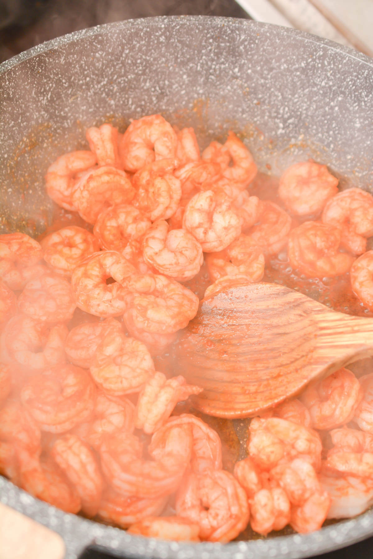 1 Shrimp Fettuccine with Roasted Red Pepper Sauce