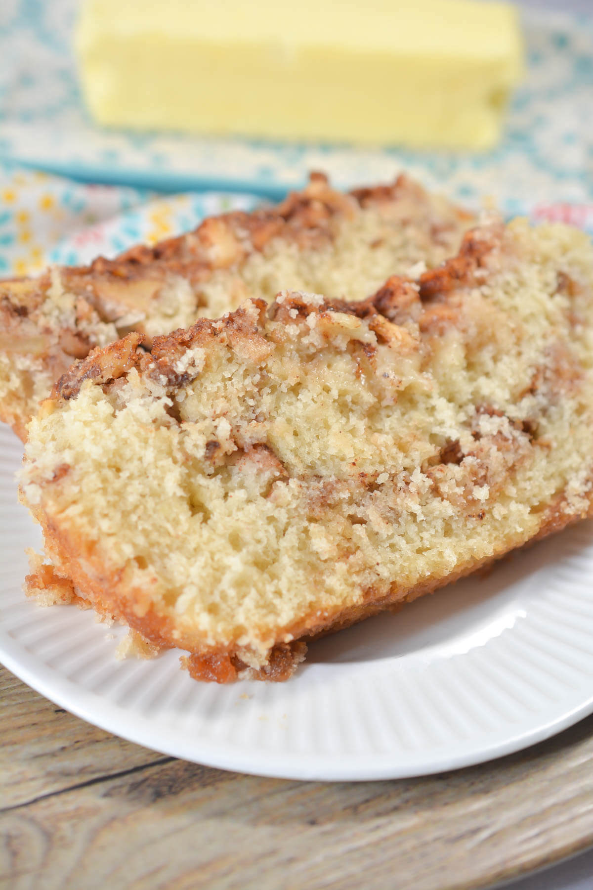 Apple Streusel Bread - Life She Has