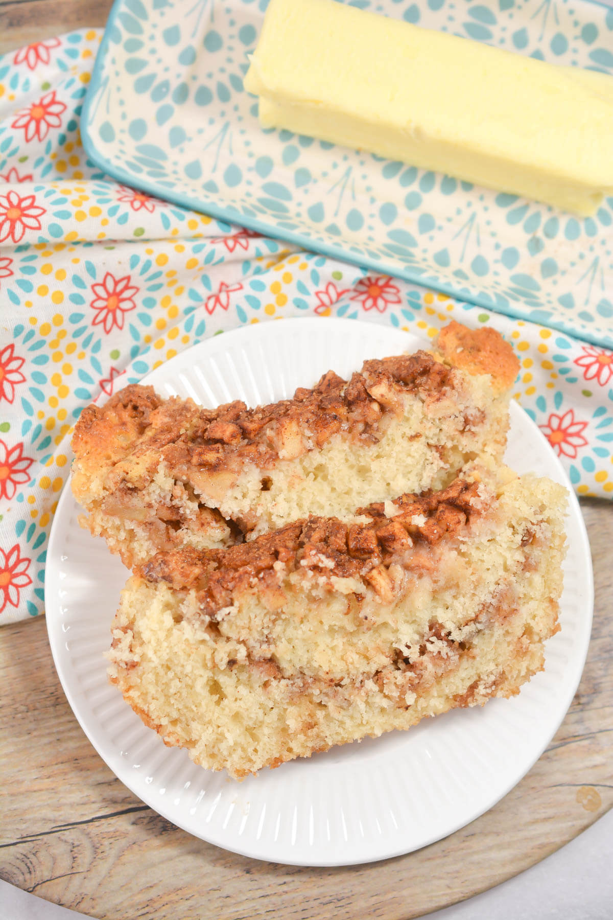 Apple Streusel Bread - Life She Has