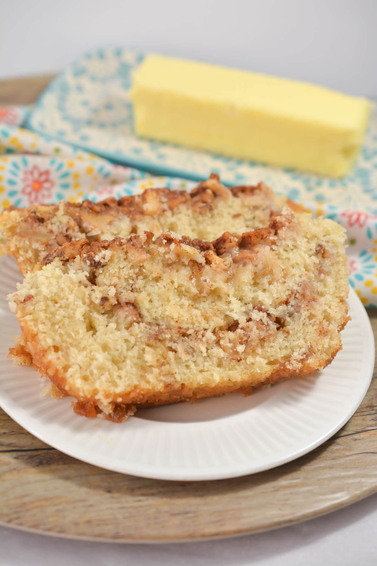 Apple Streusel Bread - Life She Has