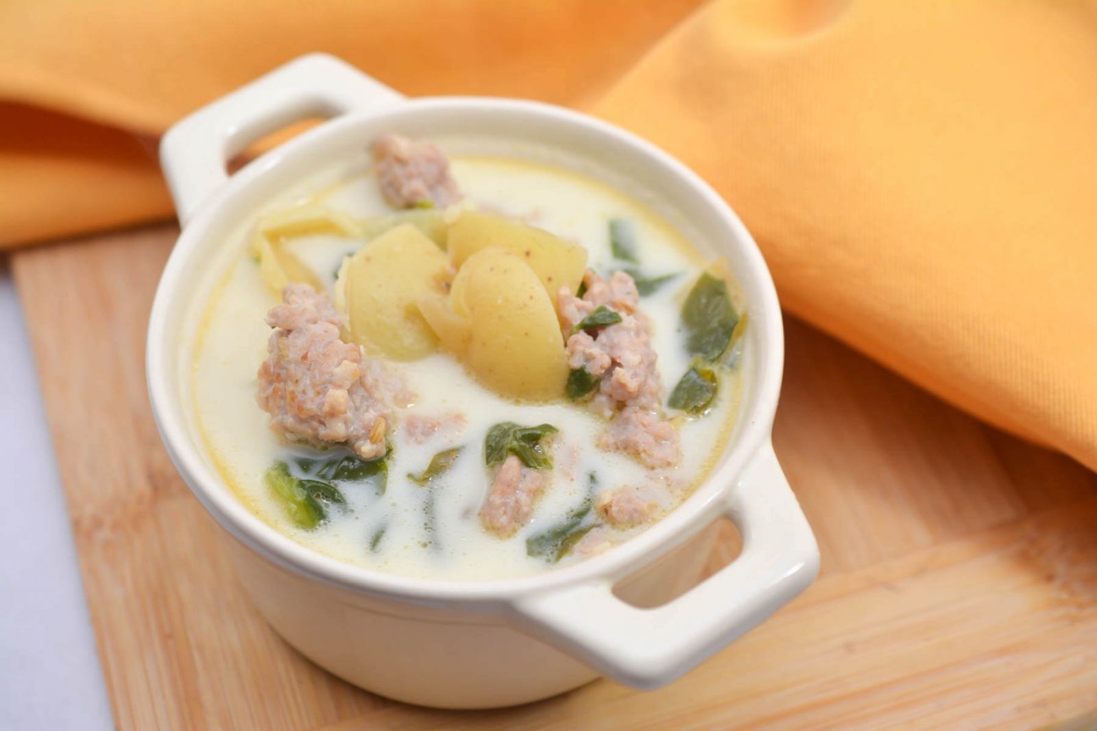 Creamy Italian Sausage And Potato Soup - Life She Has