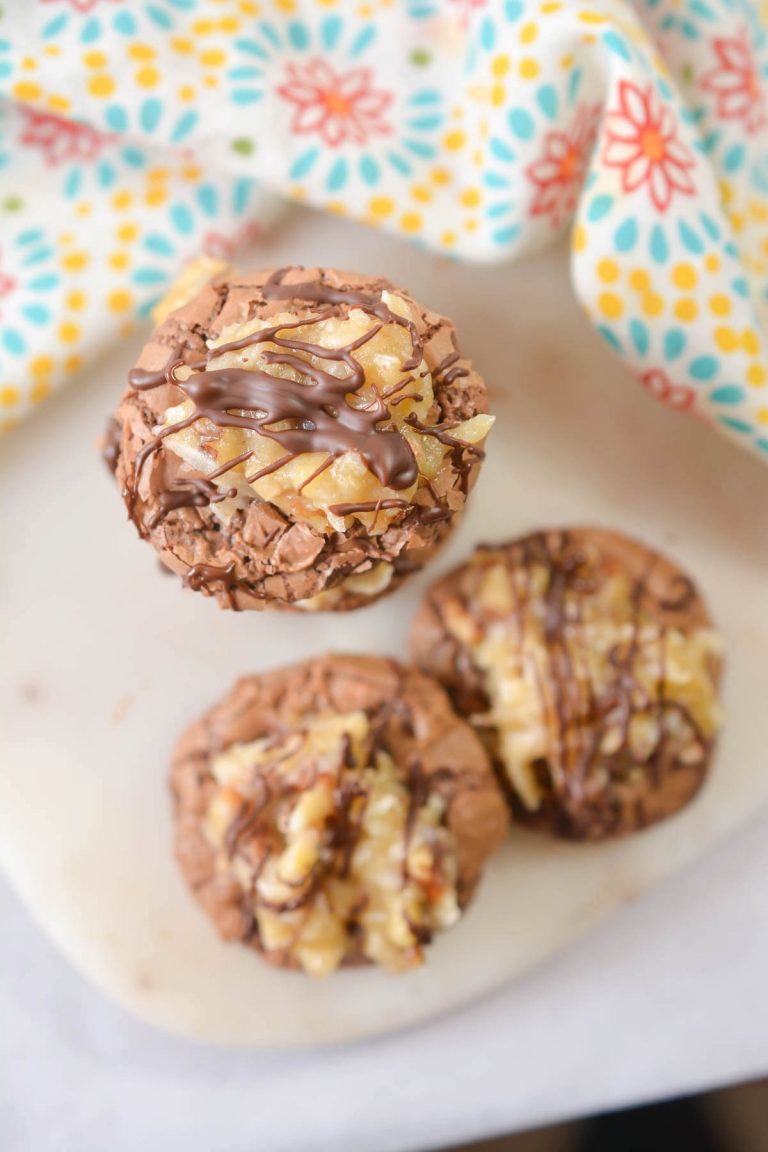 German Chocolate Brownie Cookies Life She Has
