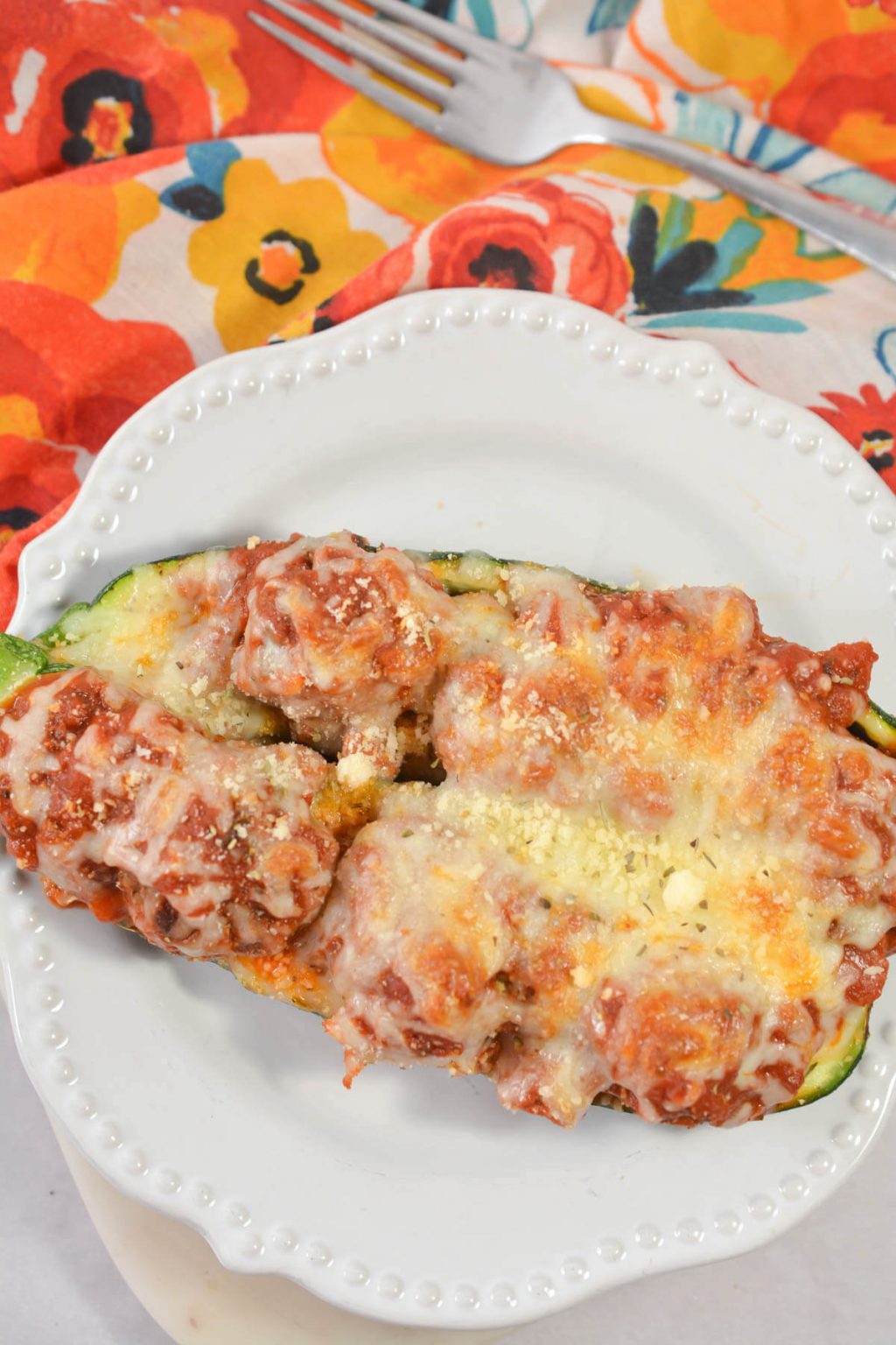 Meatball Zucchini Boats Life She Has