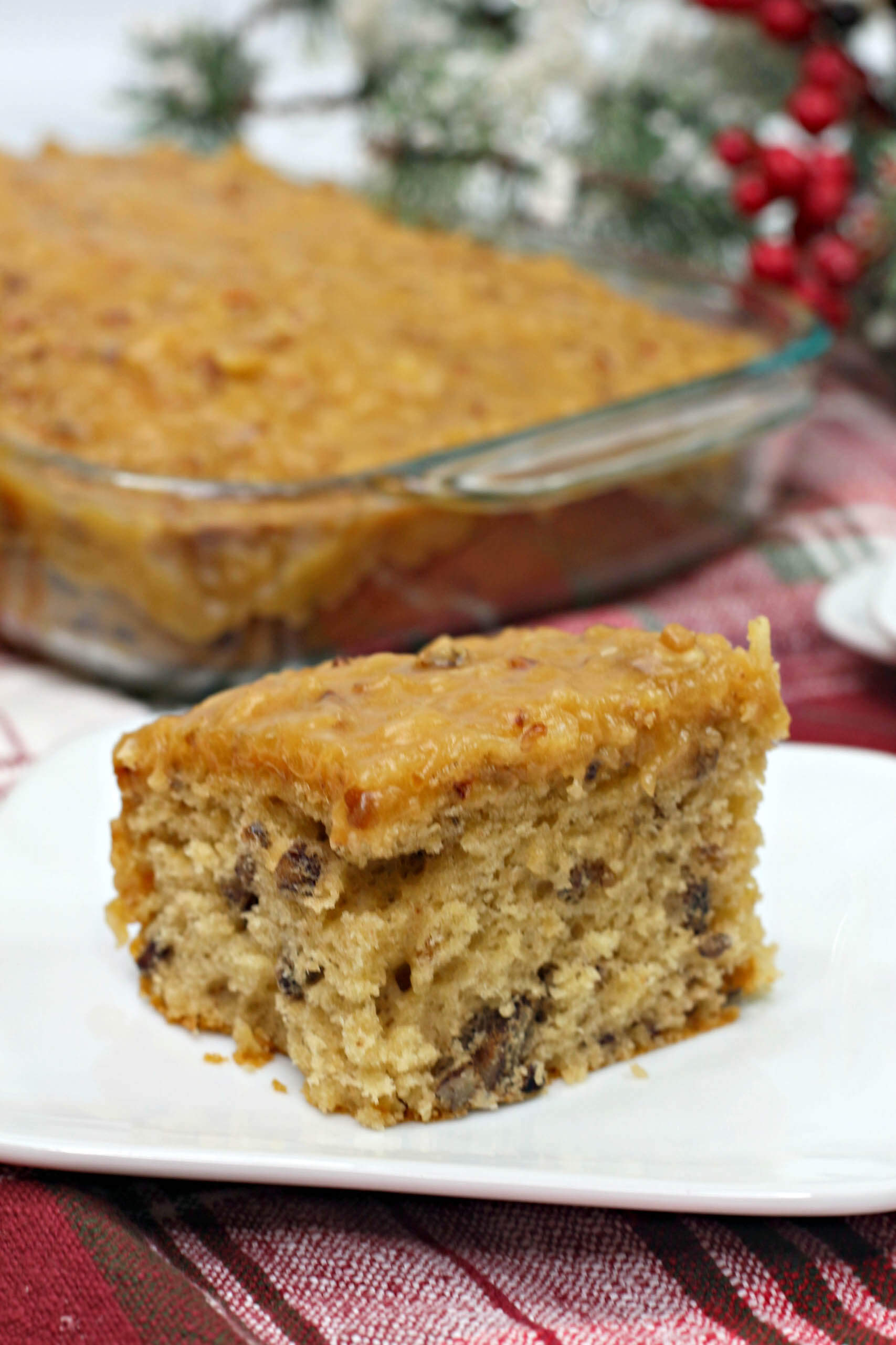 butter pecan sheet cake 2