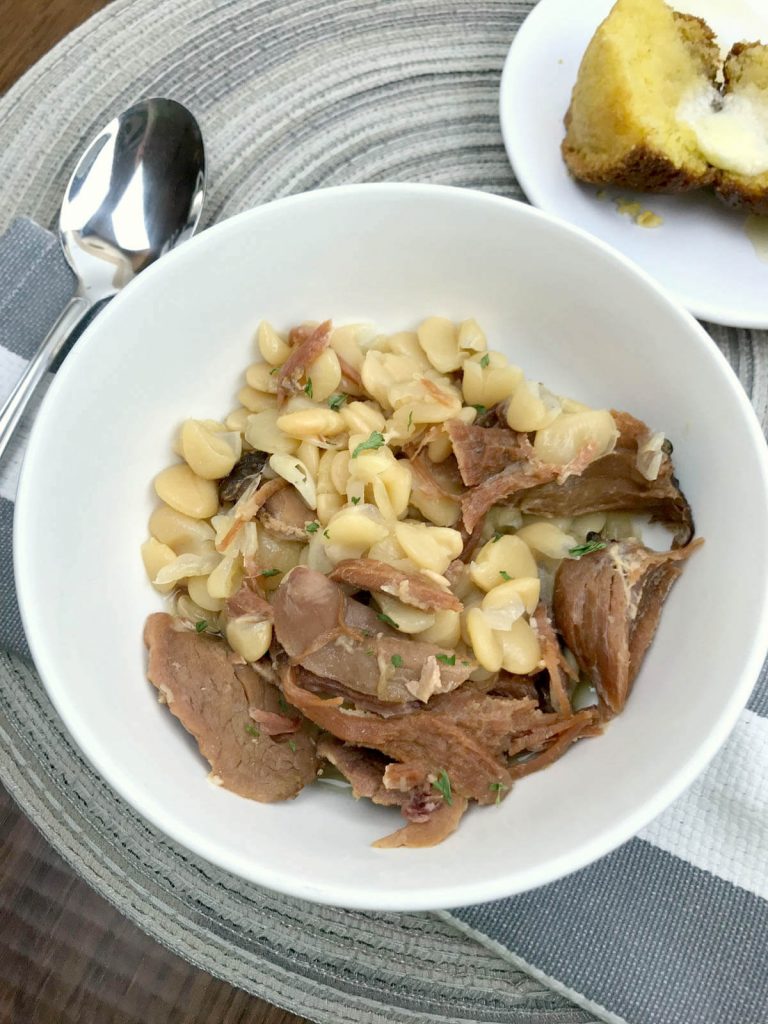 Instant Pot Lima Beans and Ham Life She Has