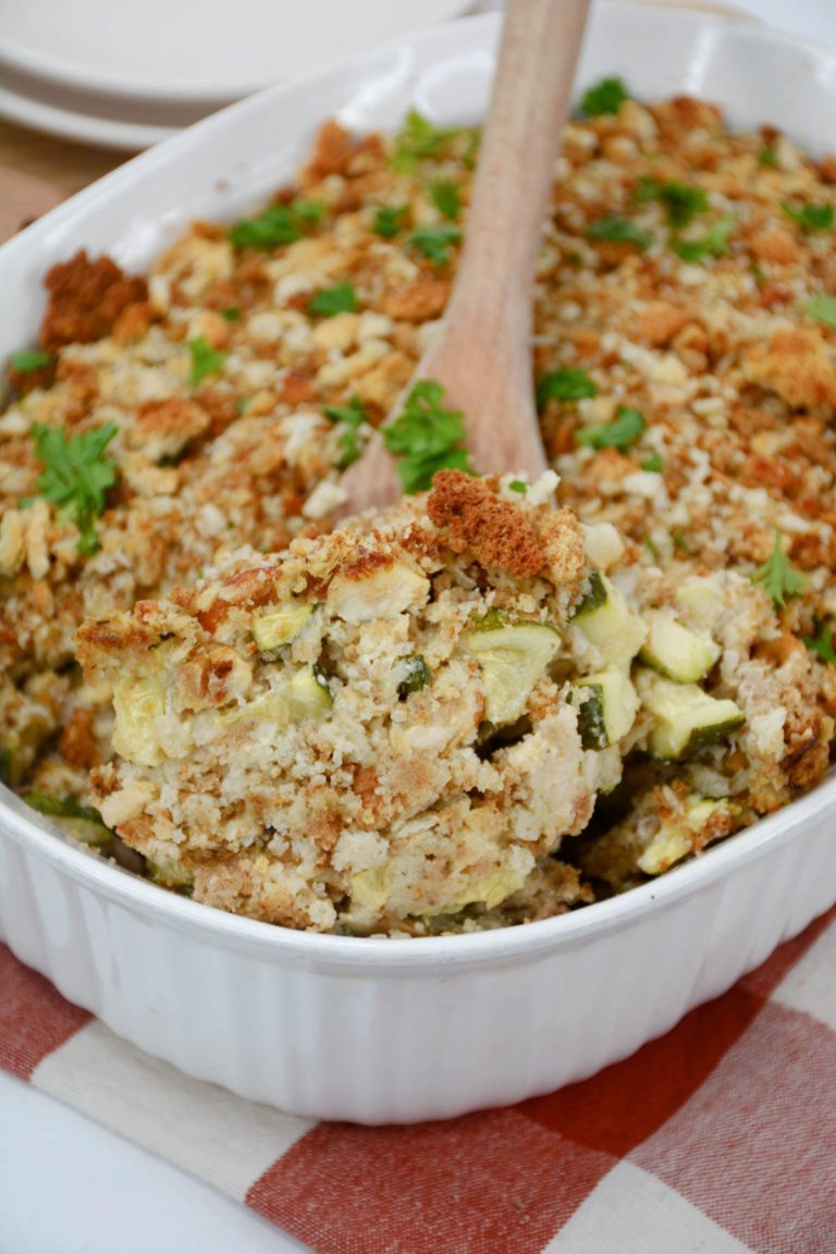 WW Friendly Chicken Zucchini Casserole - Life She Has