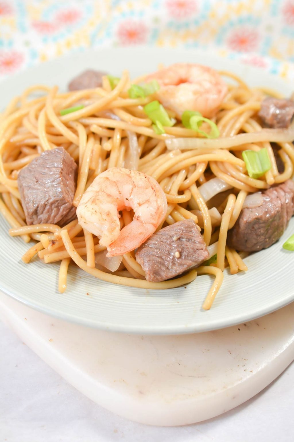 Steak and Shrimp Teriyaki Noodles Life She Has