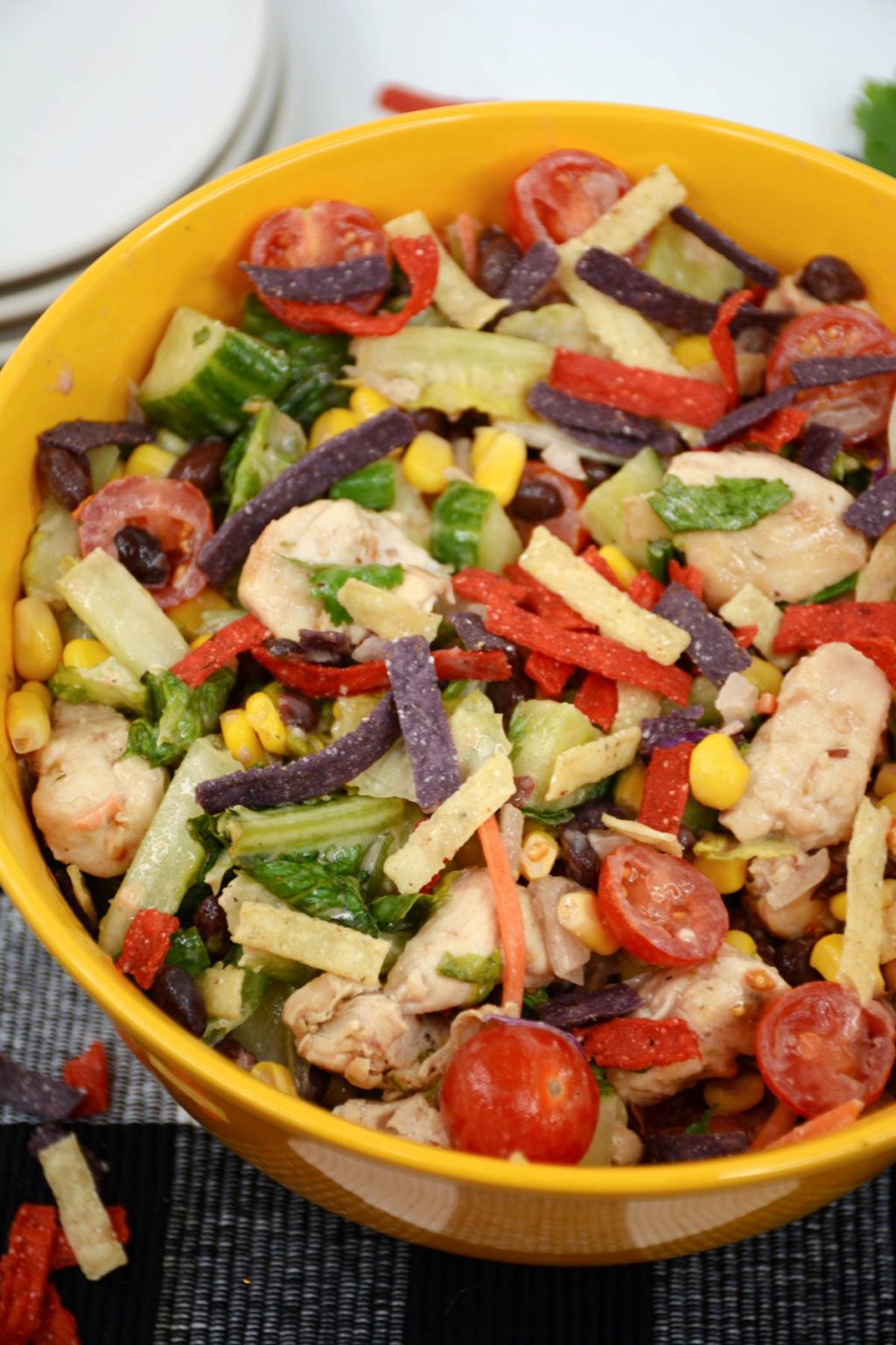 TexMex Chopped Chicken Salad Life She Has