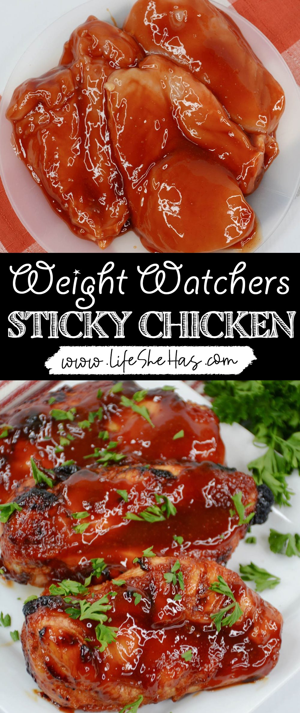 Weight Watchers Sticky Chicken