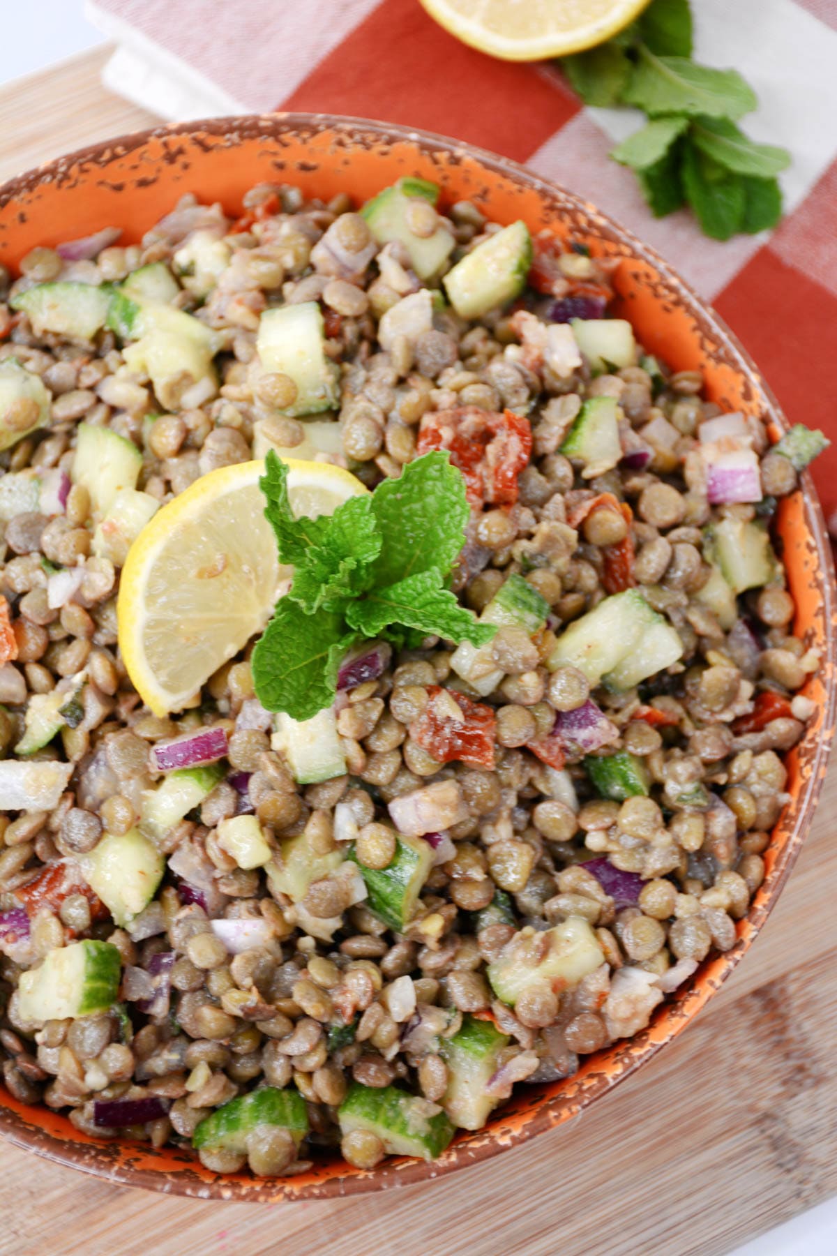 Weight Watchers Lentil Salad