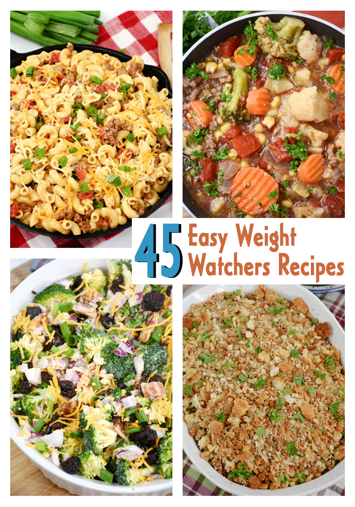 45 easy weight watchers recipes