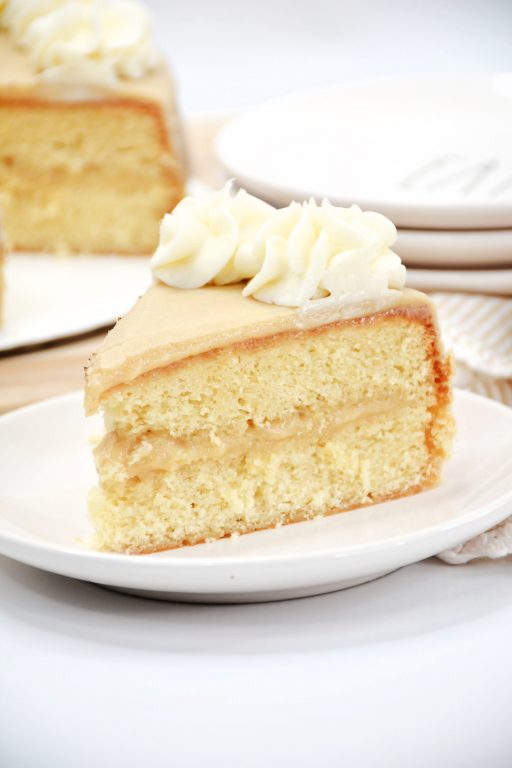 Old Fashioned Caramel Cake - Life She Has