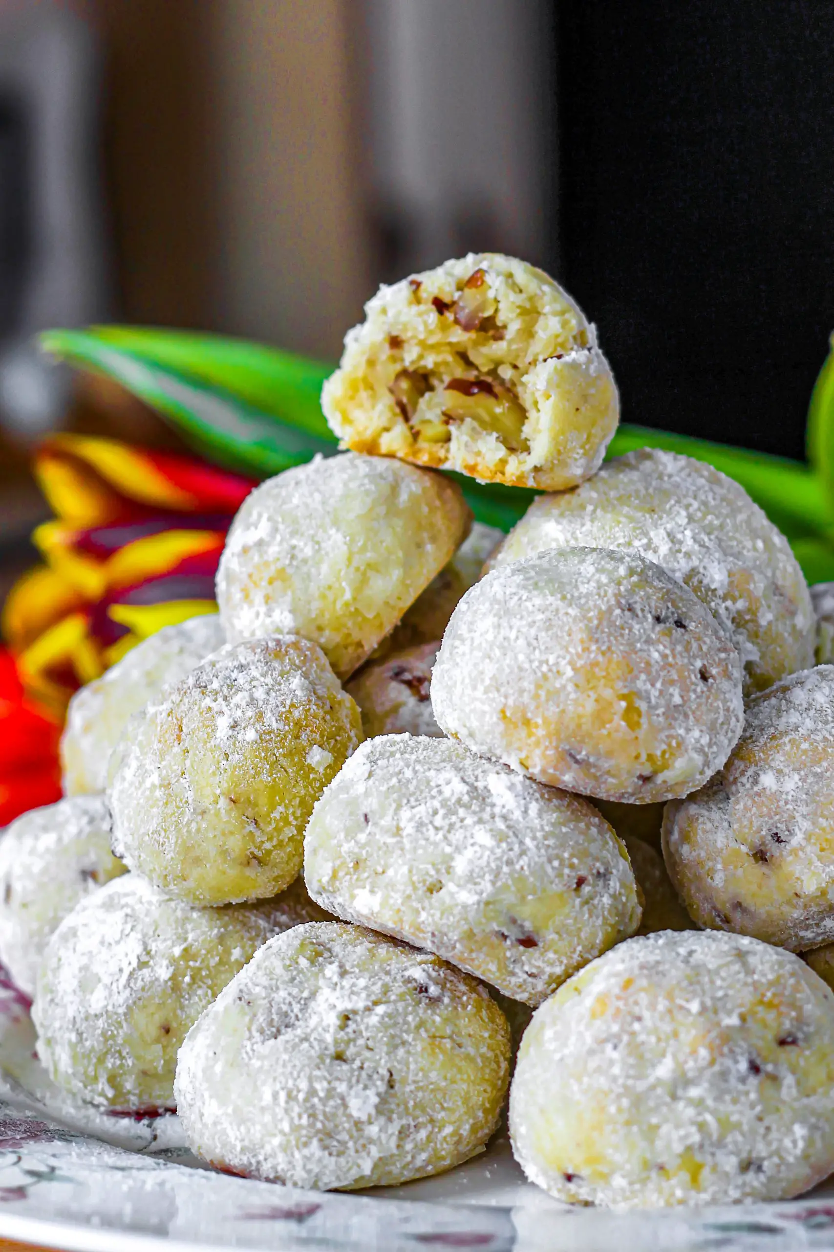Buttery Pecan Snowball Cookies - Life She Has